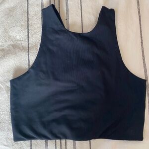 Girlfriend Collective - Black Paloma Racerback Bra - Size Large